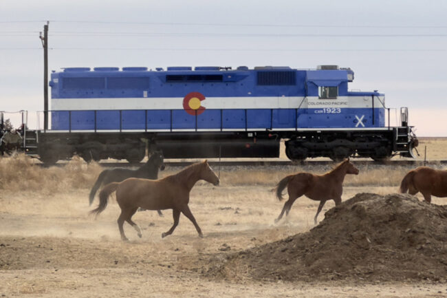 COLORADO PACIFIC RAILROAD TRAIN
